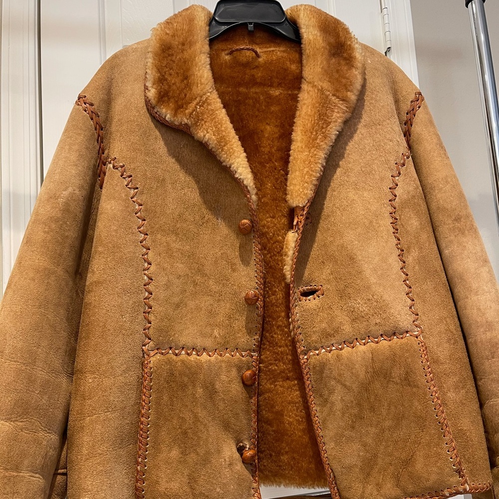 Vintage lion leather jacket lifetime lasting
